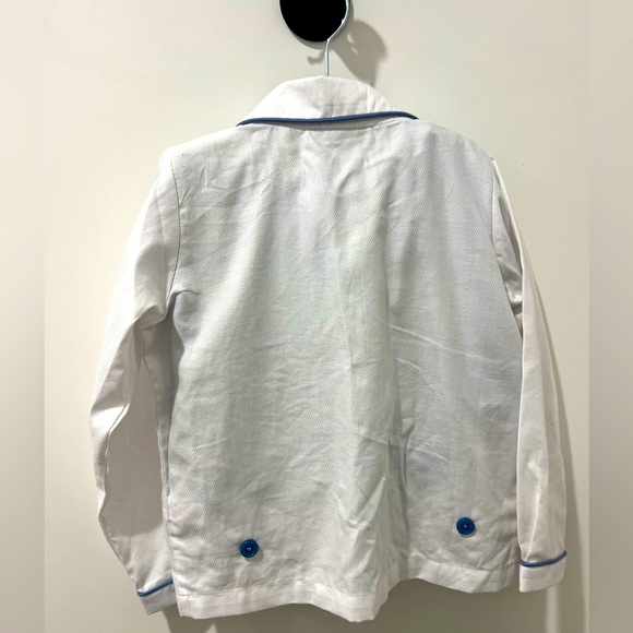 Adorable flower boy/ring bearer outfit, size 4 blue/white, excellent condition - Picture 2 of 5